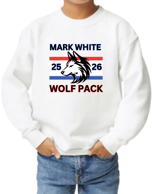 WHITE WOLF PACK SWEATSHIRT
